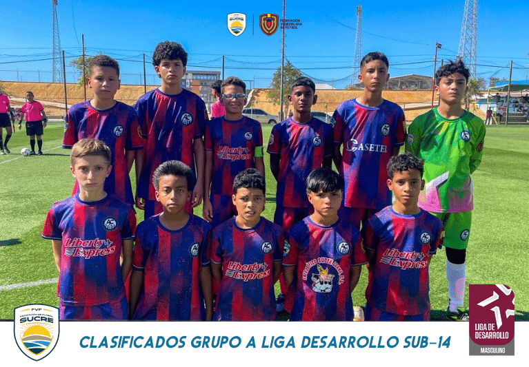 2 Clasificados Grupo A Liga de Desarrollo FVF AFES Sub 14