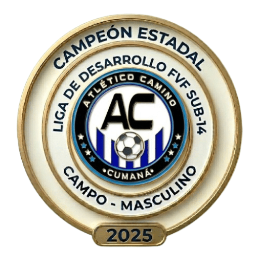 Escudo Campeon Estadal 2025 Atletico Camino Sub-14 AFES